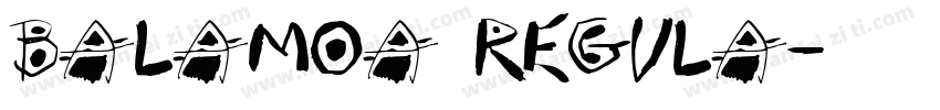 Balamoa Regula字体转换